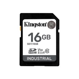 Kingston Industrial – flash memory card – 16 GB