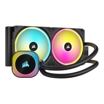 Corsair iCUE Link H115I RGB - Prozessor-Flüssigkeitskühlsystem - Kühlergröße: 280 mm - (für: LGA1156, LGA1155, LGA1150, LGA1151, AM4, LGA1200, LGA1700, AM5)