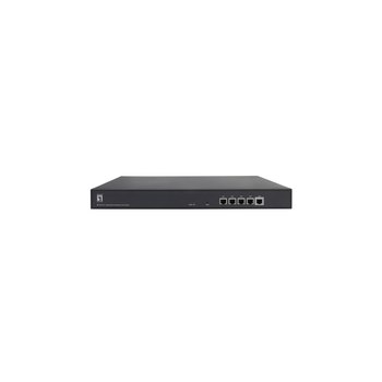 LevelOne Gigabit WLAN-Controller für bis zu 256 APs. Produktfarbe: Schwarz, Gehäusematerial: Metall, LED-Anzeigen: Aktivität, Link, Leistung. Speicherkapazität: 512 MB, Flash-Speicher: 16 MB. Ethernet LAN Datentransferraten: 10,100,1000 Mbit/s, Netzstand