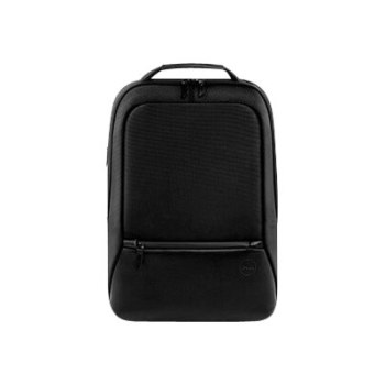 Dell Premier Slim Backpack 15 - Notebook-Rucksack - 38.1 cm (15") - Schwarz mit Metall-Logo - 3 Years Basic Hardware Warranty - für Latitude 54XX, 55XX, 74XX; Precision 35XX, 55XX; Vostro 15 3510, 15 7510; XPS 15 95XX