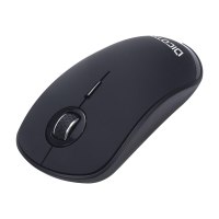 Dicota Silent - V2 - Mouse - per destrimani e mancini - ottico - 3 pulsanti - senza fili - 2,4 GHz - ricevitore wireless (USB)