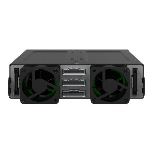 Icy Dock ToughArmor MB118VP-B - Speichergehäuse - 6 x U.2/U.3 NVMe SSD, Mobile Rack für 5,25" Schacht, mit SlimSAS SFF-8654 8i - 2.5" (6.4 cm)