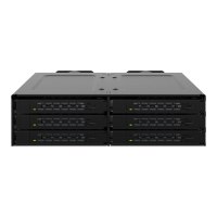 Icy Dock ToughArmor MB118VP-B - Speichergehäuse - 6 x U.2/U.3 NVMe SSD, Mobile Rack für 5,25" Schacht, mit SlimSAS SFF-8654 8i - 2.5" (6.4 cm)