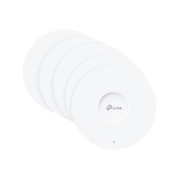 TP-LINK Omada EAP613 V1 - Accesspoint - Wi-Fi 6 - 2.4 GHz, 5 GHz - Cloud-verwaltet - Wand- / Deckenmontage (Packung mit 5)