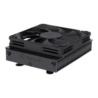 Noctua NH-L9a-AM4 chromax.black - Prozessor-Luftkühler - (für: AM4) - Aluminium mit nickelbeschichteter Kupferbasis - 92 mm - Schwarz