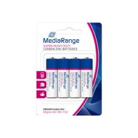 MEDIARANGE Batteria 4 x AA / LR6 - Carbonio zinco