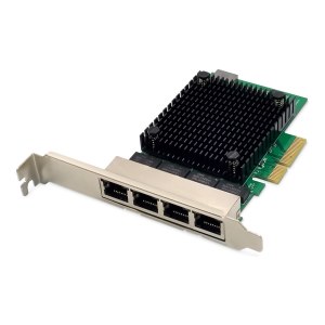 DIGITUS 4 Port 2,5 Gigabit Ethernet Netzwerkkarte, RJ45,...