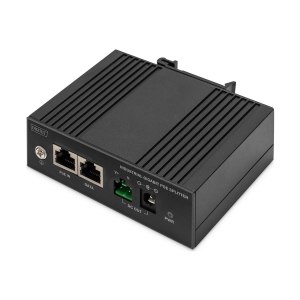 DIGITUS Splitter PoE Gigabit Ethernet, industriale, 60 W