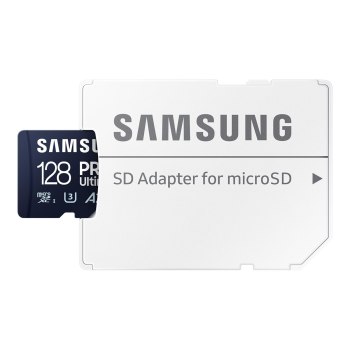 Samsung PRO Ultimate MB-MY128SA - Scheda di memoria flash (adattatore SD incluso)