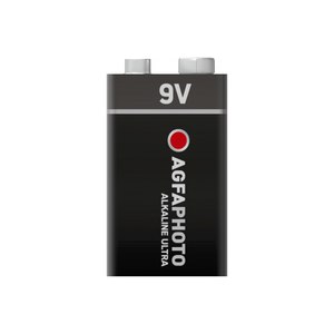 AgfaPhoto Batteria alcalina Ultra -9V 6LR61 E-Block 1pz....