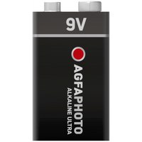 AgfaPhoto Batterie Alkaline Ultra -9V 6LR61 E-Block 1St. - Batterie - 9V-Block