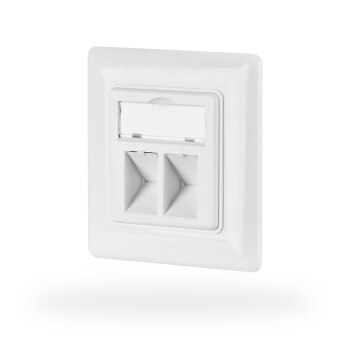 EFB Elektronik Presa di rete doppia per Keystone bianco RAL 9003