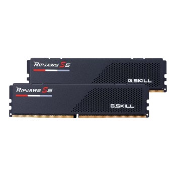 G.Skill Ripjaws S5 - DDR5 - Kit - 32 GB: 2 x 16 GB - DIMM 288-PIN - 6400 MHz / PC5-51200 - CL32 - 1.4 V - ungepuffert - non-ECC - mattschwarz