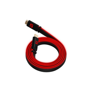 Floating Grip HDMI Kabel High Speed 8K/60Hz LED 1.5m rot...