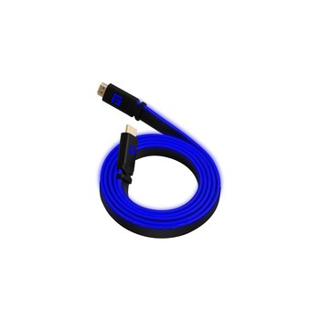 Floating Grip HDMI Kabel High Speed 8K/60Hz LED 1.5m blau - Kabel - Digital/Display/Video