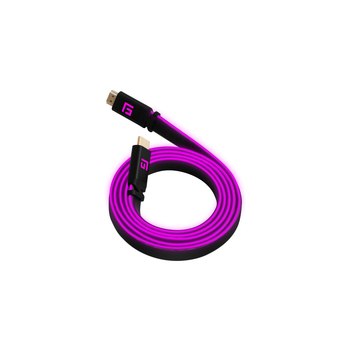 Floating Grip HDMI Kabel High Speed 8K/60Hz LED 1.5m pink - Kabel - Digital/Display/Video