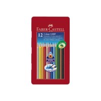 Faber-Castell GRIP 2001 - Farbstift - gemischte Farben (Packung mit 12)