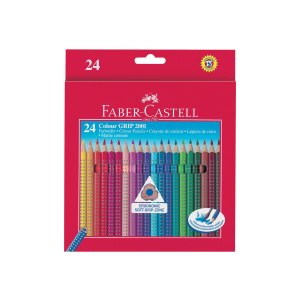 Faber-Castell GRIP 2001 - matita colorata - colori misti (confezione da 24)