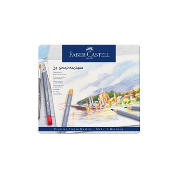 Faber-Castell Goldfaber Aqua. Quantità per confezione: 24 pezzo/i, Colori di scrittura: Multicolore, Durezza: Morbido