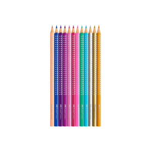 Faber-Castell SPARKLE - Farbstift - verschiedene Farben (Packung mit 12)