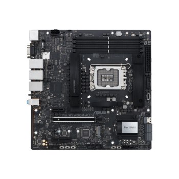 ASUS PRO WS W680M-ACE SE - Motherboard - micro ATX - LGA1700 socket - W680 chipset - USB 3.2 Gen 1, USB 3.2 Gen 2, USB-C 3.2 Gen2, USB-C 3.2 Gen 2x2 - Gigabit LAN, 2 x 2.5 Gigabit LAN - Onboard graphics - HD Audio (8-channel)