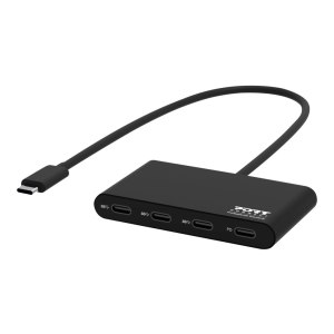 PORT Connect - Hub - 3 x USB-C + 1 x USB-C...