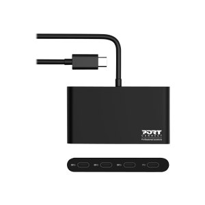 PORT Designs PORT Connect - Hub - 3 x USB-C + 1 x USB-C...