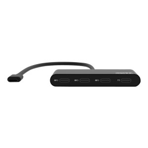 PORT Connect - Hub - 3 x USB-C + 1 x USB-C (Spannungsversorgung) - Desktop