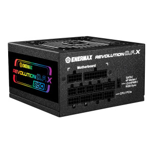 Enermax Revolution D.F. X - Netzteil (intern) - komplett modular - ATX12V 3.0 - 80 PLUS Gold - Wechselstrom 100-240 V - 850 Watt