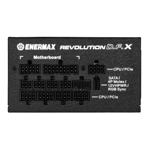 Enermax Revolution D.F. X - Netzteil (intern) - komplett modular - ATX12V 3.0 - 80 PLUS Gold - Wechselstrom 100-240 V - 1200 Watt