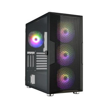 FSP Fortron ATX Midi Tower CUT592, E-ATX, 4xA.RGB