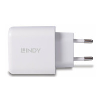 Lindy Netzteil - 30 Watt - 3 A - PD 3.0 - 2 Ausgabeanschlussstellen (4-polig USB Typ A / 24-polig USB-C)