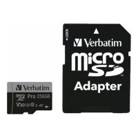 Verbatim PRO U3 - Flash-Speicherkarte (microSDXC-an-SD-Adapter inbegriffen)