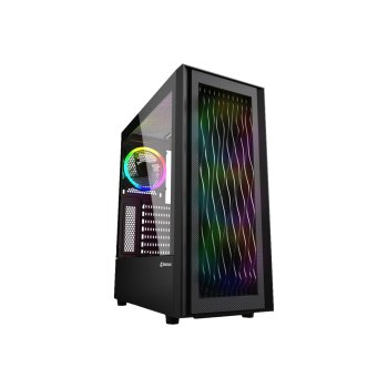 Sharkoon RGB Wave - Tower - ATX - Side panel with window (tempered glass)