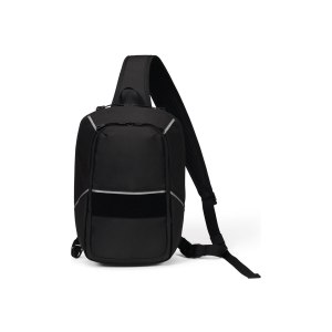 Dicota Reflective - Tablet bag - 600D RPET - Black - up...