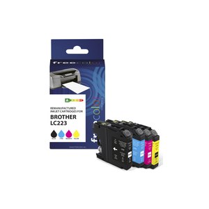 freecolor cartridge Brother LC223 multiplack BK/C/M/Y...