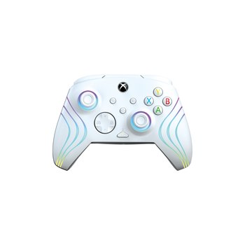 PDP Afterglow Wave Kabelgebundener Controller: White Für Xbox Series X|S, Xbox One und Windows 10/11. Gerätetyp: Gamepad, Gamingplattformen unterstützt: PC, Xbox Series S, Xbox Series X, Gaming-Control Funktionsknöpfe: D-Pad, Menü-Taste, Schaltfläche Teil