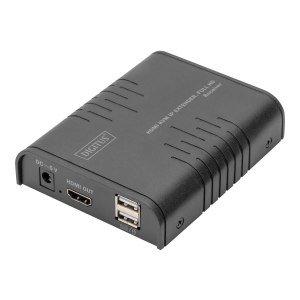 DIGITUS Ricevitore HDMI KVM IP Extender, Full HD