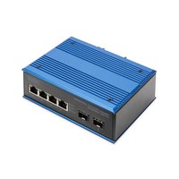 DIGITUS Industrieller 4+2 -Port Gigabit  Ethernet Switch