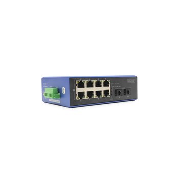 DIGITUS Industrial 8 + 2 -Port Gigabit  Ethernet PoE Switch