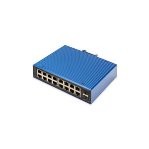 DIGITUS Switch PoE Gigabit Ethernet gestito L2...