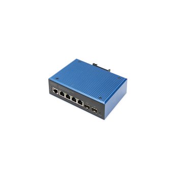 DIGITUS Industrieller 4+2 -Port L2 managed Gigabit Ethernet Switch