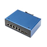 DIGITUS Industrieller 4+2 -Port L2 managed Gigabit Ethernet Switch