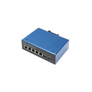 DIGITUS Industrial 4+2-Port L2 managed Gigabit Ethernet...