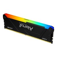 Kingston FURY Beast RGB - DDR4 - Modul - 32 GB - DIMM 288-PIN - 3200 MHz / PC4-25600 - CL16 - 1.35 V - ungepuffert - non-ECC - Schwarz