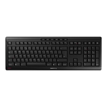 CHERRY STREAM KEYBOARD WIRELESS - Tastatur - kabellos - 2.4 GHz - QWERTY - GB - Tastenschalter: CHERRY SX - Schwarz