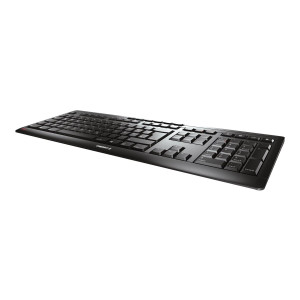 CHERRY STREAM KEYBOARD WIRELESS - Tastatur - kabellos - 2.4 GHz - QWERTY - GB - Tastenschalter: CHERRY SX - Schwarz