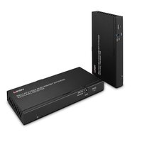 Lindy 70m Cat.6 HDMI 4K60 Audio IR & RS-232 HDBaseT Extender mit ARC - Kabel - Audio/Multimedia