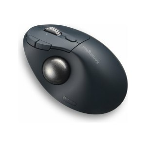 Kensington Pro Fit Ergo TB550 Trackball - Trackball - ergonomisch - optisch - 9 Tasten - kabellos - 2.4 GHz, Bluetooth - kabelloser Empfänger (USB)