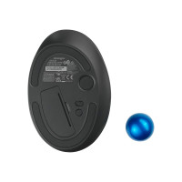 Kensington Pro Fit Ergo TB450 - Trackball - ergonomisch - optisch - 7 Tasten - kabellos - 2.4 GHz, Bluetooth - kabelloser Empfänger (USB)